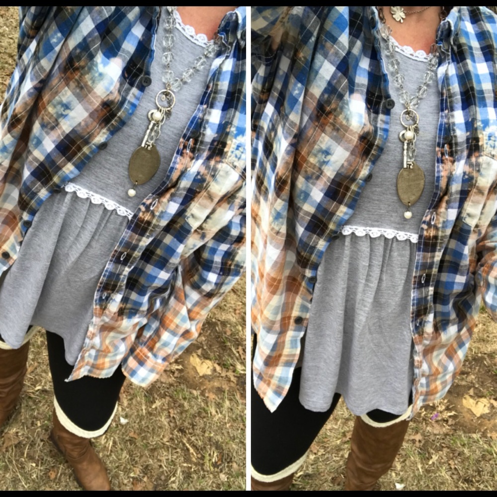 OVERSIZED FUNKY FLANNEL LARGE